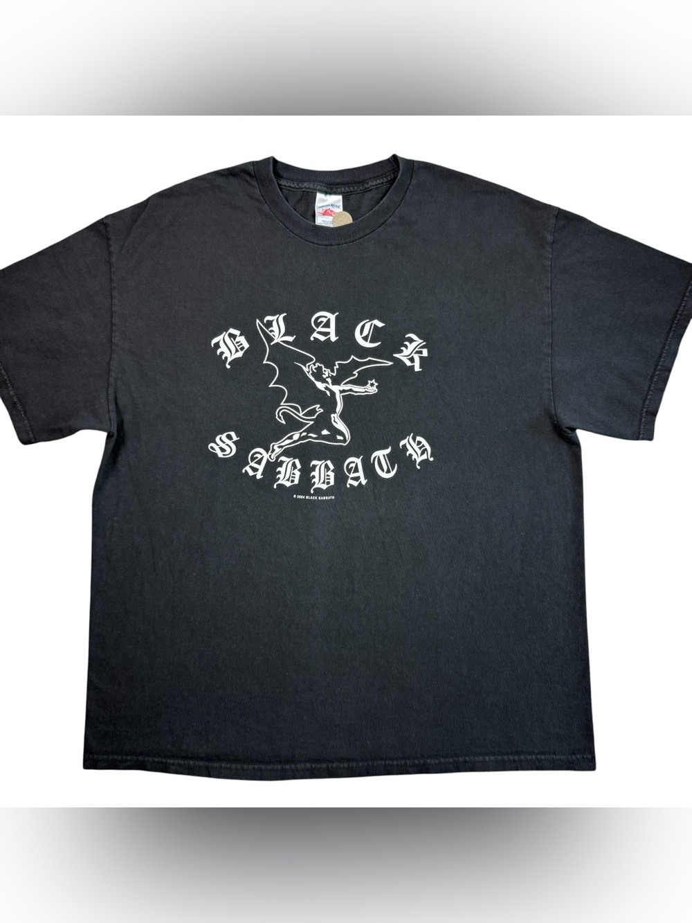 VTG Black Sabbath 2004 Tour Heavy Metal Rock Band Ozzy 2-Sided Men’s t-shirt XL